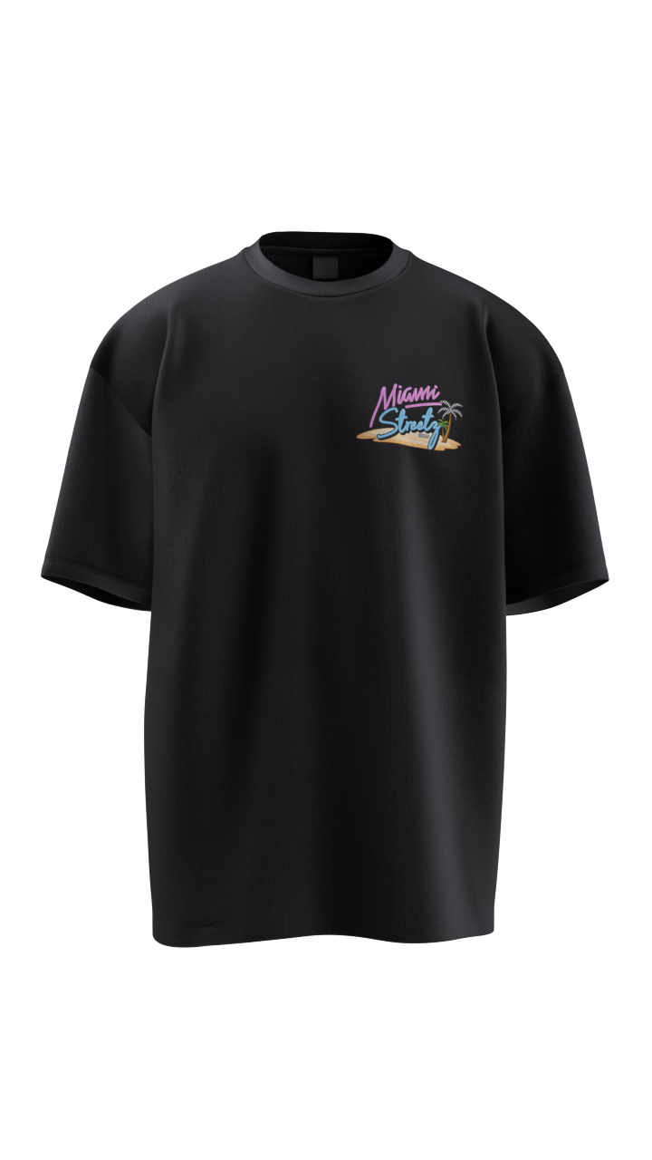 Miami Streetz Black Tee