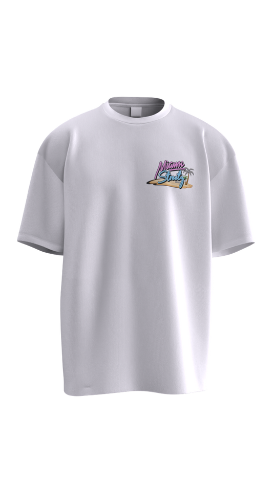 Miami Streetz Plain White Tee